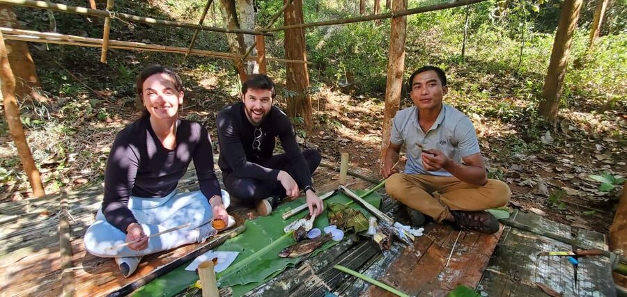 Luang Prabang: Bamboo Forest Cooking-class & Farm Visit - A forest kitchen instead of a cooking studio