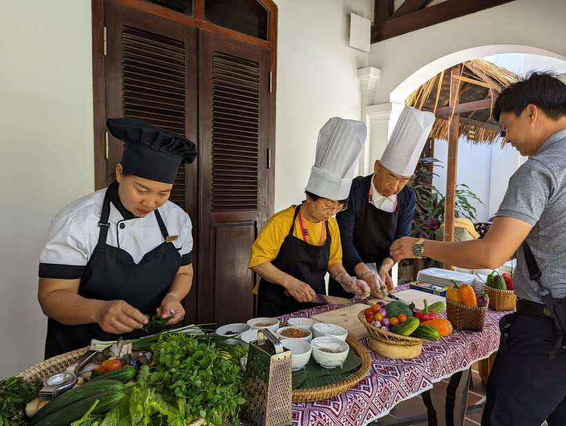 Luang Prabang: Cooking Class at the Former Royal Palace - Lunch is part of the lesson