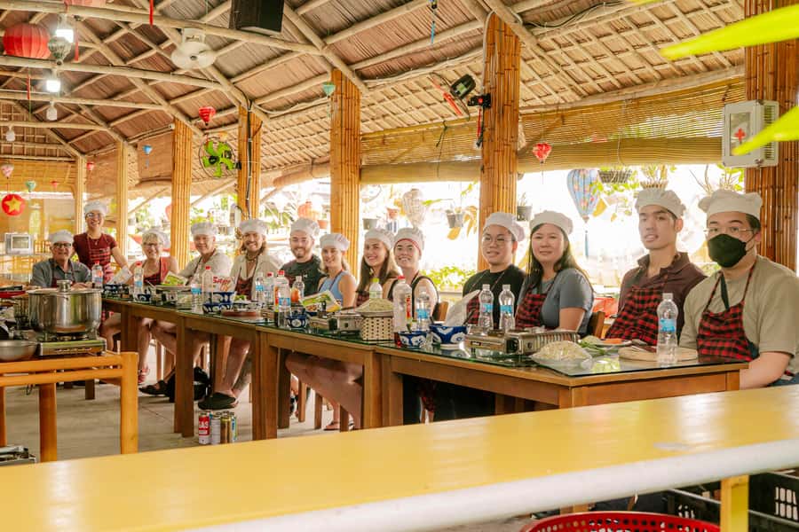 Market Tour - Cooking Class - Coconut Boat Riding - The cooking class: four dishes to look forward to