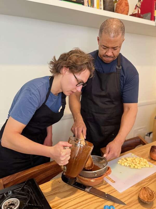 Market tour, cooking class & three-course Mexican feast - The small-group setting and Jim’s teaching style