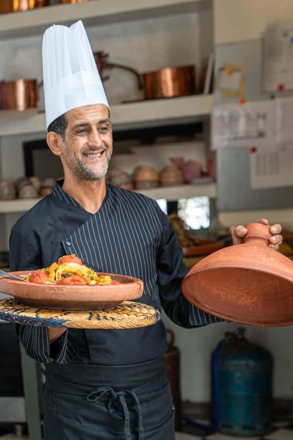 Marrakech: 3-Hour Open-Air Moroccan Cooking Course - Three salads before the main course