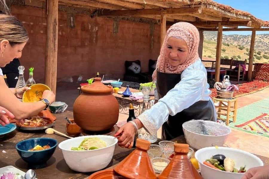 Marrakech: Authentic Cooking Claas With a Berber Family - Choosing Tajine Ingredients at the Local Market
