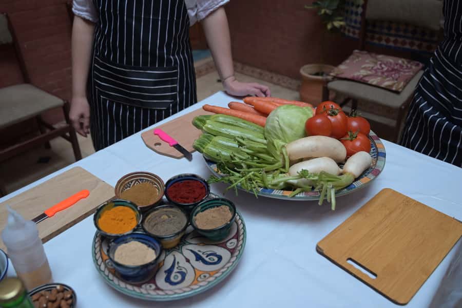 Marrakech: Moroccan Cooking Class for vegetarians and vegan - Key points at a glance