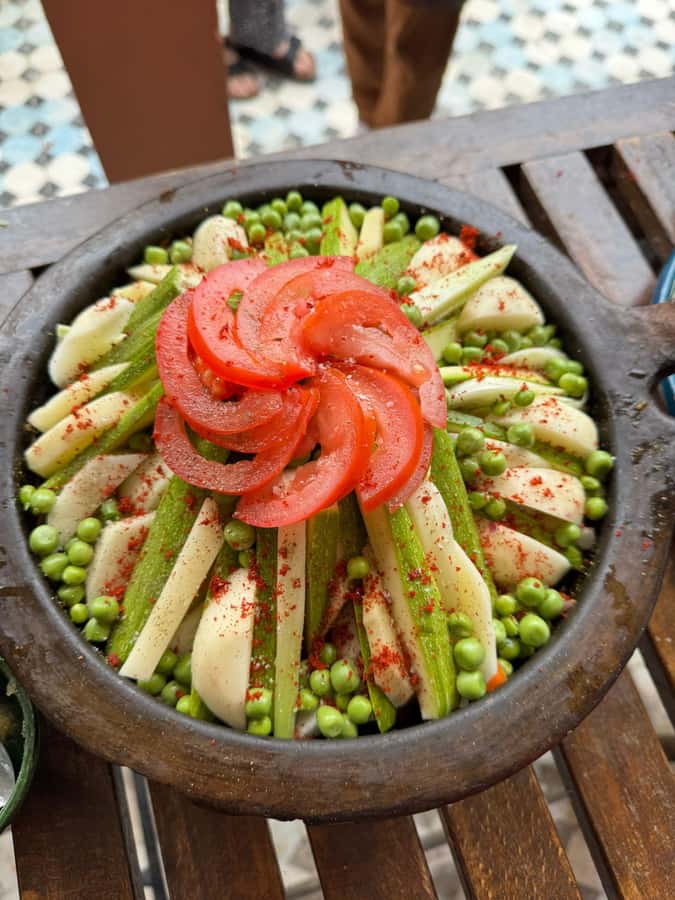 Marrakech: Moroccan Cooking Class with a Local Family - Preparing salads, briwat, and the main course