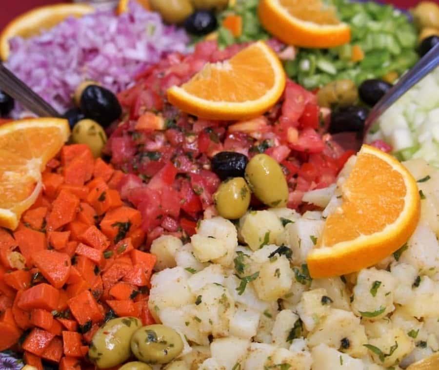Marrakech: Moroccan Cooking Class with Amazing Local Chef! - Preparing Moroccan salads with fresh produce