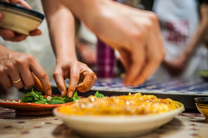 Marrakech Tour: Tajine Cookery Class Experience - Lunch in the courtyard, with rooftop time