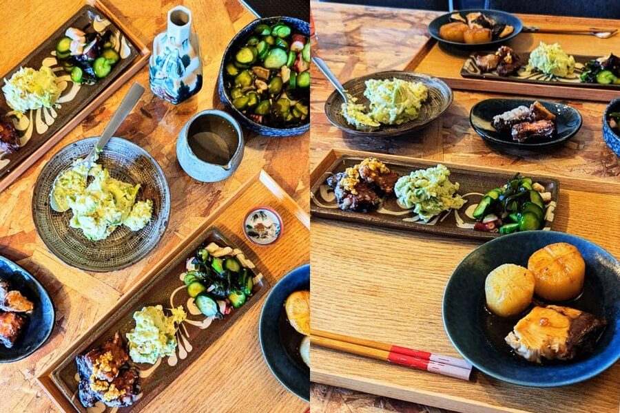Master Washoku: 5 Core Techniques for Authentic Cooking - Meeting Chef Yuki in a four-person group