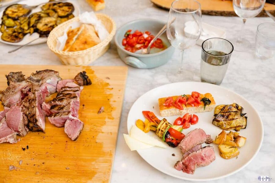 MasterSteak: Tuscan Steak Cooking Class with Unlimited Wine - Starting at Sant’Ambrogio Market