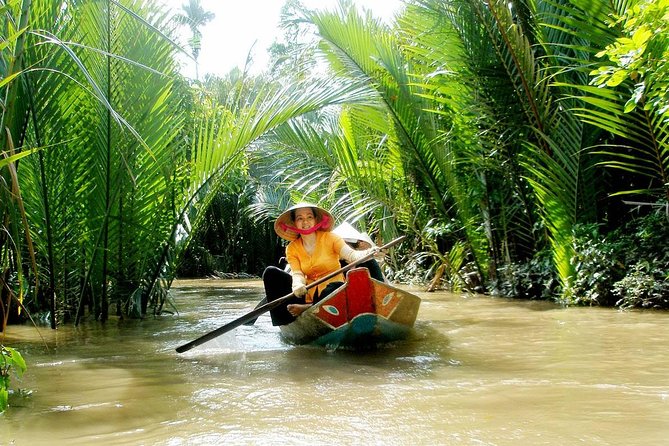 Mekong Delta 4 Islands, TukTuk, Boat, Try Khot Cake Local Cooking - Making Bánh Khọt with a local chef