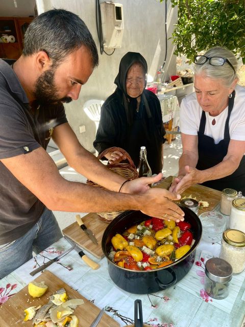 Melanes: Naxos Perivoli Farm & Cooking Class with Wood Fire - Walking through olives, potatoes, and fruit trees