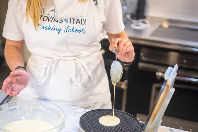 Milan Cooking Class: Authentic Pizza & Gelato Making - Making pizza above Milan’s central market
