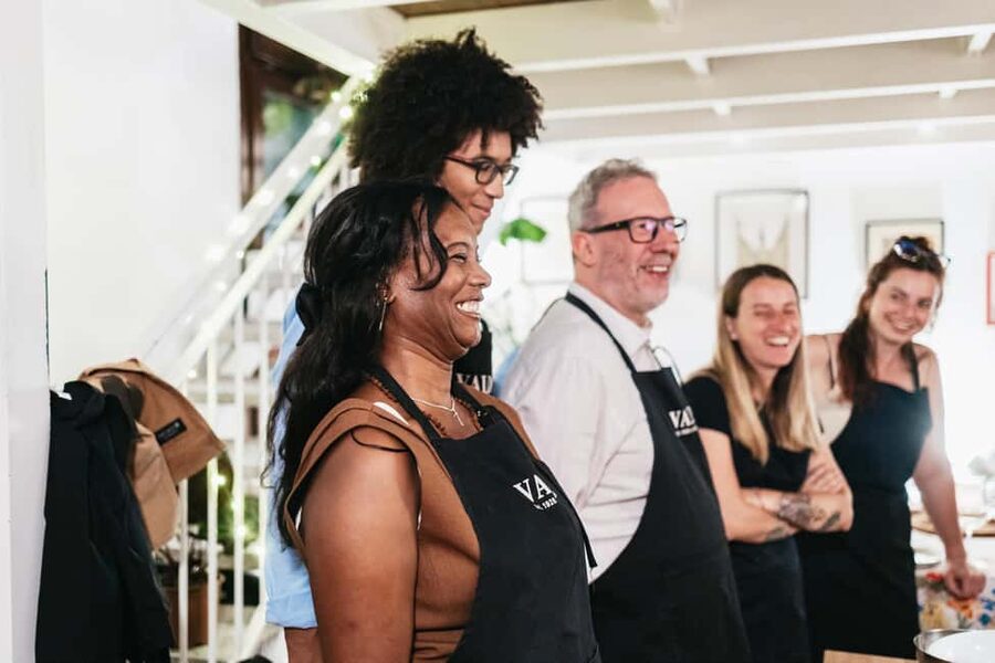 Milan: Pasta & Tiramisu Cooking Class with Premium Products - Wine, conversation, and the meal at the end