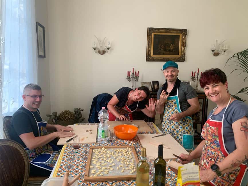 Milazzo: Sicilian Pasta Making Class with Dinner - What the 2.5-hour schedule feels like