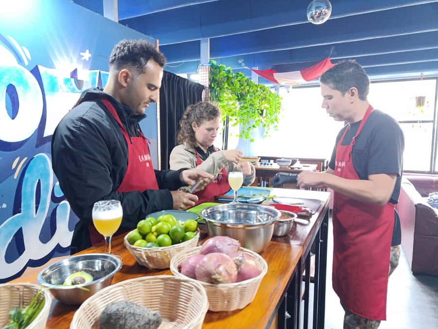Miraflores: Amazing Peruvian Cooking Class Ceviche Seafood and Pisco Sour - The local advice is part of the experience