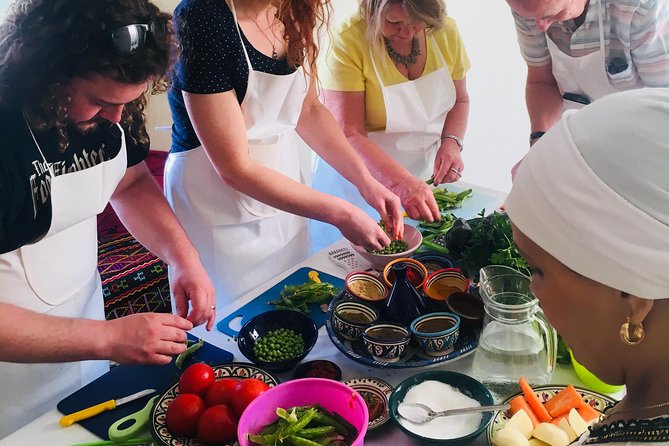 Moroccan Cooking Class & Marrakech Market Visit with Chef Khmisa - Starting at Bab Doukkala Mosque in Marrakech