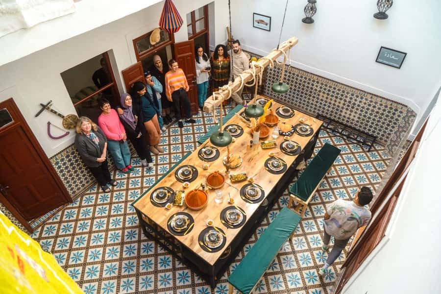 Moroccan Food Cooking Class with a Local Chef in Marrakech - Mint tea sets the pace