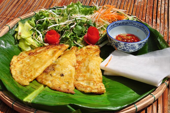 My Grandma's Home Cooking Class in Hoi An - Learning rice paper before the main cooking lesson