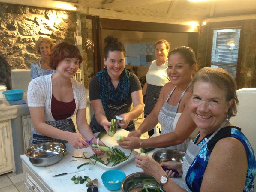 Mykonos: Cooking Class with Food and Wine - Cooking tzatziki, spinach pie, stuffed vegetables, and beef with orzo