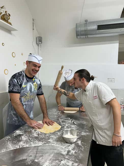 Naples: Pasta and Tiramisu Cooking Class with Local Chef - Rolling Pasta Dough by Hand