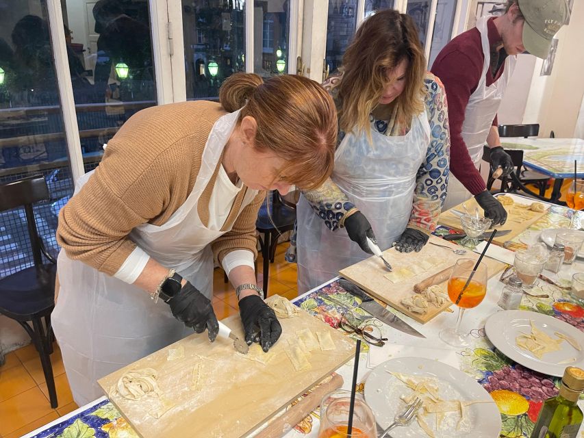 Naples: Pasta Cooking Class with Tiramisù and a Drink - Three sauces give the pasta a Neapolitan setting