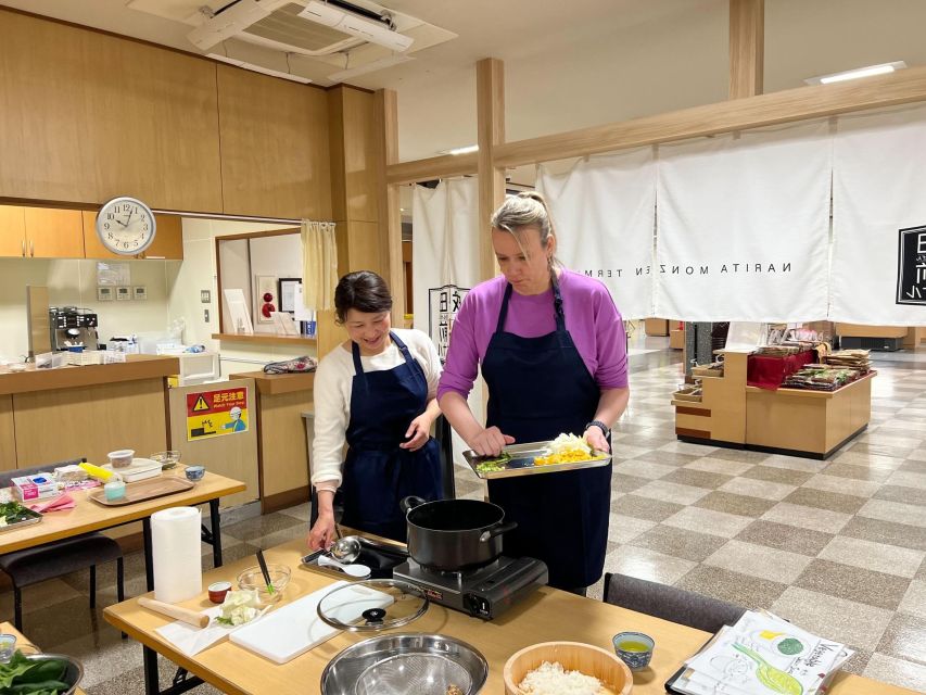 Narita Offering 3hour Japanese cooking experience. - Nerikiri and sake make the finish special