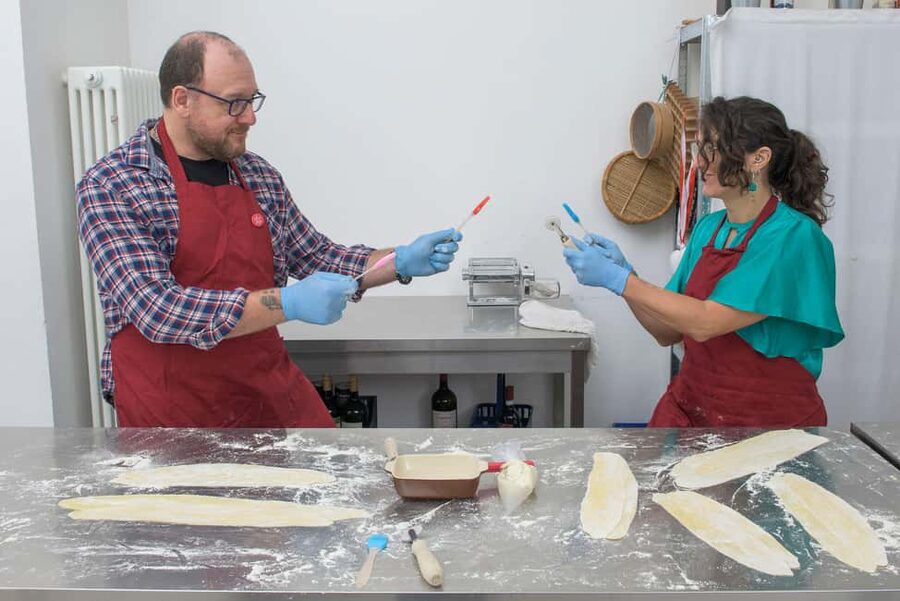 only in ITALIAN - International aperitif + cooking class in Italian - La pausa e il secondo passaggio