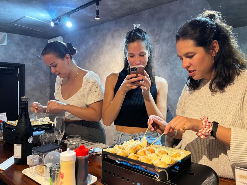 Osaka Sake Tasting with Takoyaki Cooking - Tasting after cooking, not before