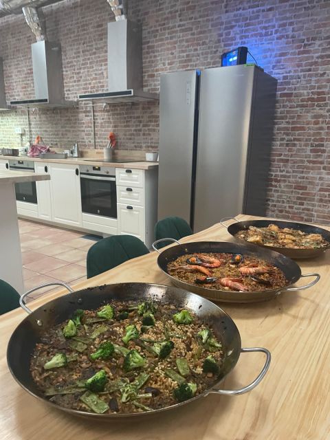 Paella and Burnt Basque Cheesecake - Local wine and the final dining room meal