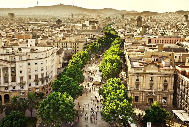 Paella Class & Bottomless Wine: Las Ramblas Views - Cooking Paella Above Barcelona’s Main Promenade