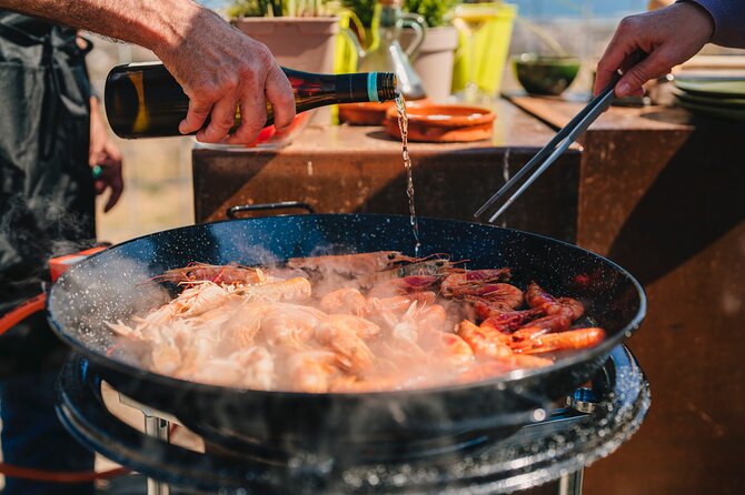 Paella Cooking Experience & Winery Tour from Barcelona - Walking through Alta Alella’s vineyards