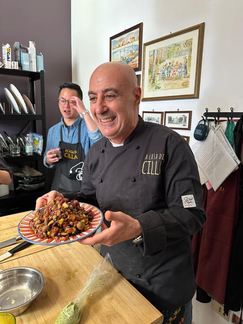 Palermo: Shopping at Capo Market and Sicilian Cooking Class - From the market to a home near Piazza Politeama