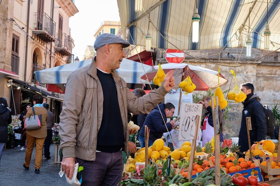 Palermo: Shopping at Capo Market and Sicilian Cooking Class - Eating the meal you helped create