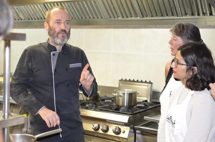 Paris: Evening Cooking Class with Optional Market Visit - Preparing a four-course French dinner