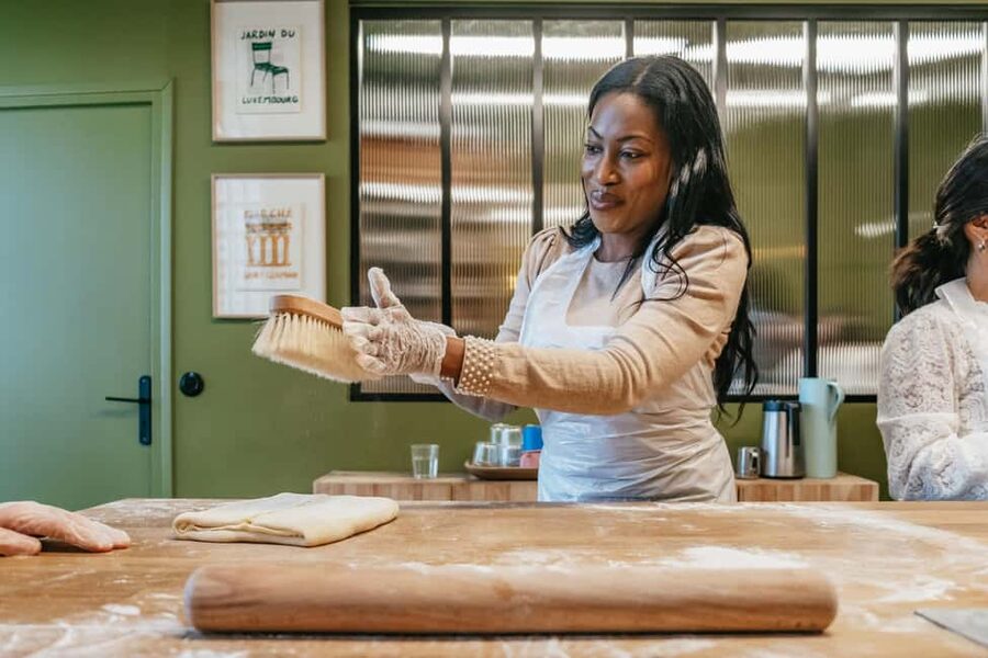 Paris: French Croissant Baking Class with a Chef - Small groups, paired work, and family planning