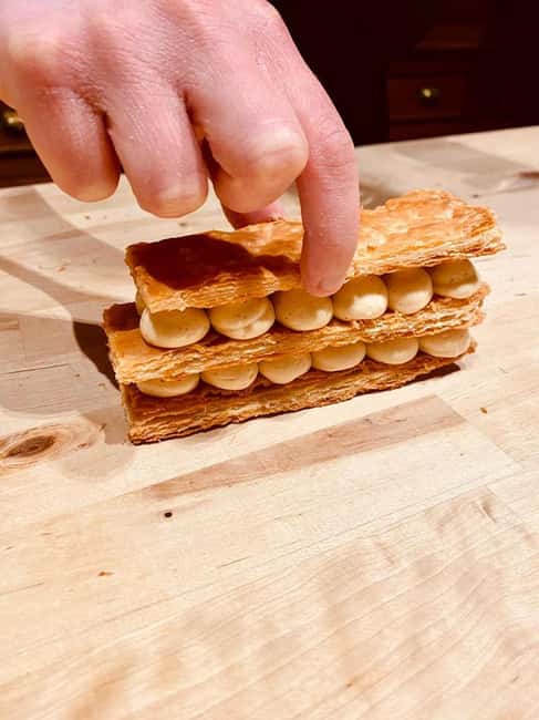 Paris: Millefeuille baking class with a chef - Pastry cream and the search for the right texture