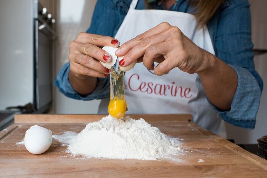 Parma: Private Cooking Class at a Local's Home - Eating what you made with local wine