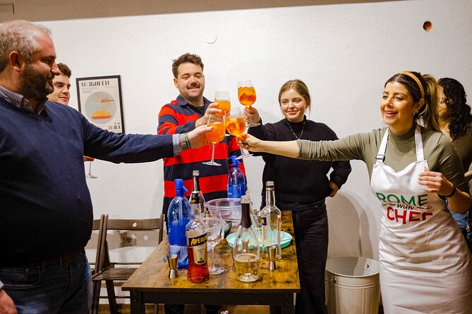 Pasta Cooking Class Near the Colosseum with 3 Spritz Cocktails - At a Glance