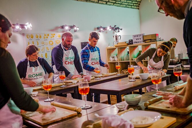 Pasta Cooking Class Near the Colosseum with 3 Spritz Cocktails - The Aperol Spritz Sets the Pace