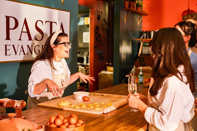 Pasta Making with Unlimited Prosecco in London's West End - A small pasta class in the heart of the West End