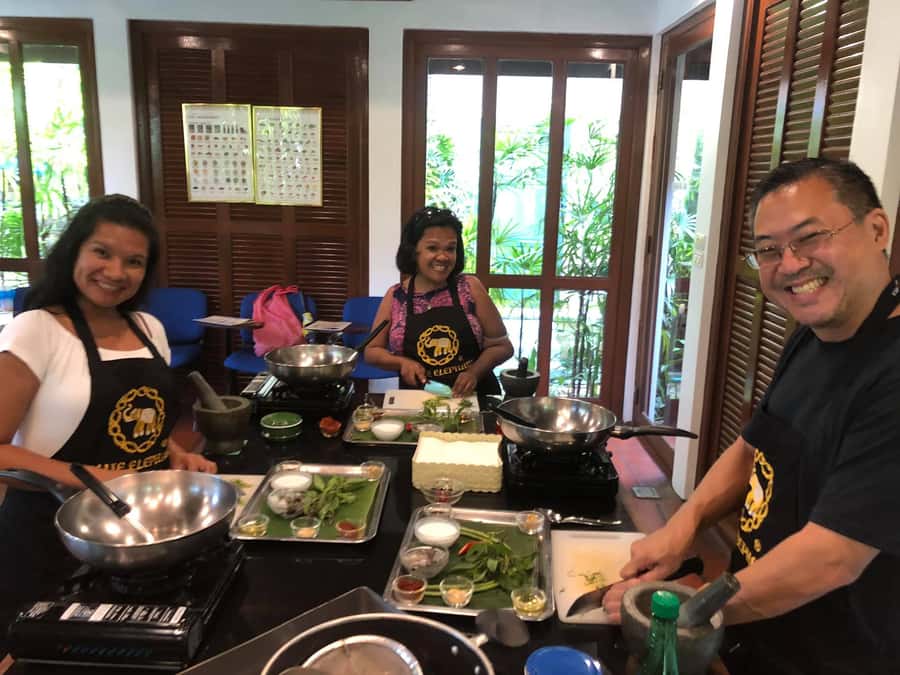 Phuket - Blue Elephant Thai Cooking Class with Market Tour - Cooking with your own wok and workspace