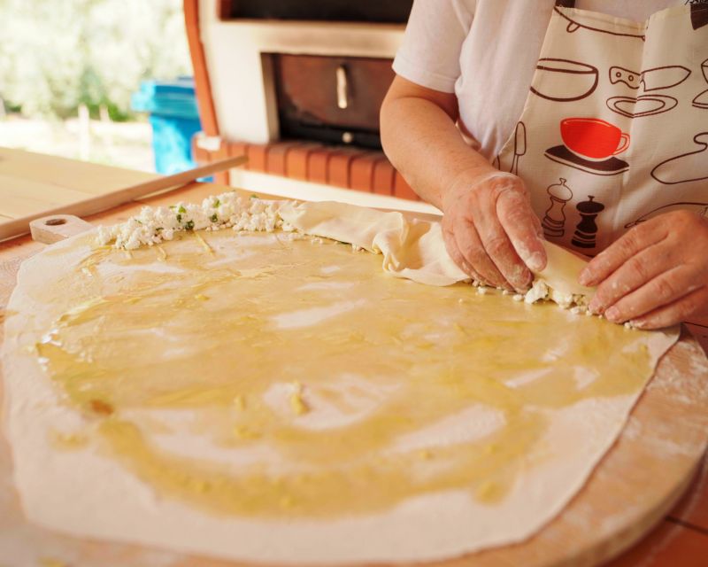 Phyllo Pie Baking Class @ Lefkada Micro Farm - Baking in the Wood-Burning Oven