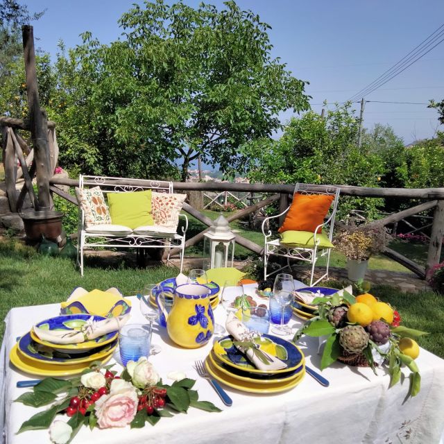 Piano di Sorrento: Cooking Class with Food Tasting and Wine - Making pasta with a patient local teacher