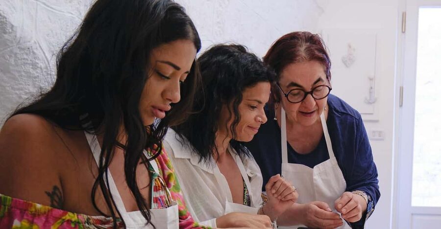 Polignano a Mare: Apulian Cooking Class with Food and Drinks - Eating the pasta you made