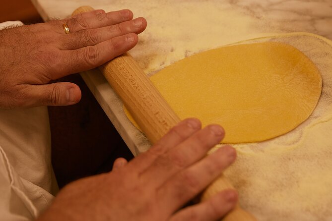 Premium Pasta and Gelato Cooking Class in Florence - Rolling tagliatelle with seasonal sauce