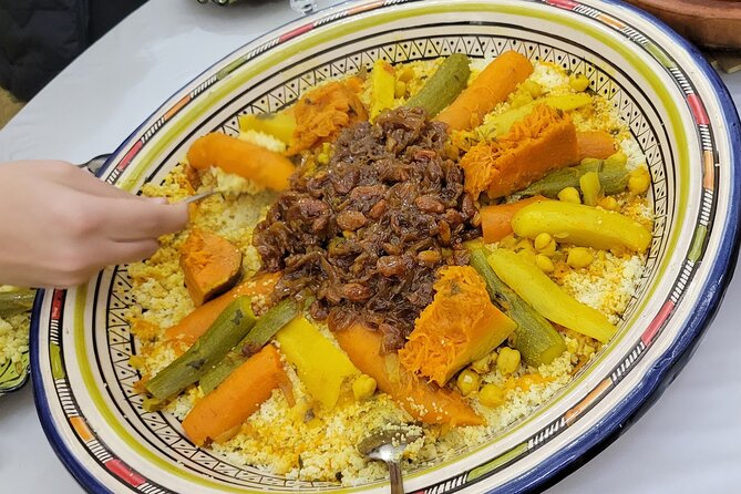 Private CousCous Cooking Class in a Traditional Family Home - Local salads add variety to the meal