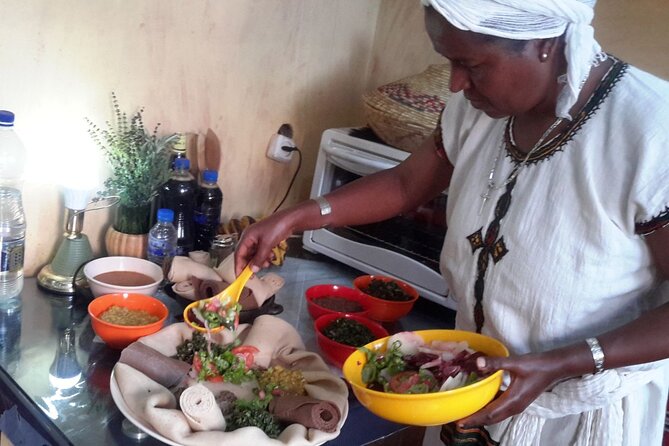 Private Ethiopian Home Cooking Class in Addis Ababa with Transfer - Cooking two Ethiopian dishes with Hilena