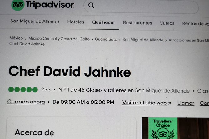 Private Mexican Cooking Class with Licensed Chef - Food restrictions and menu planning