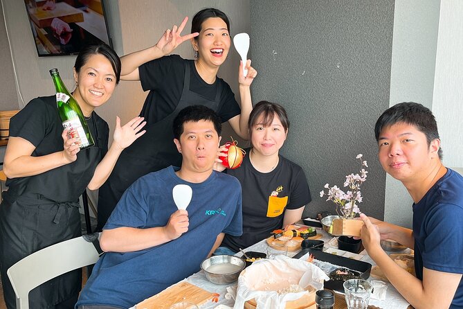 Ramen and Sushi Cooking Class with Sake Pairing Set in Tokyo - Sake that belongs with the meal