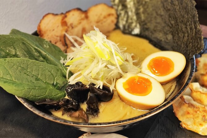 Ramen & Dumpling Cooking in Tokyo with Chef/Vegan possible - Making noodles from scratch