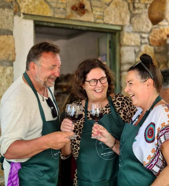 Rhodes: 1952 Farmhouse Cooking & Lunch with Unlimited Wine - What you actually cook